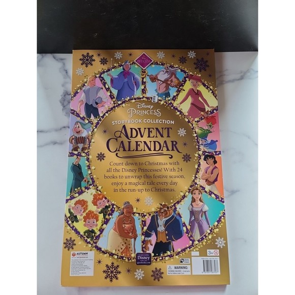 2021 Disney Princess Advent Calendar 24 Storybook Collection Large 21 x 14 - Picture 10 of 10